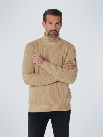 No Excess Sweater in Beige: front