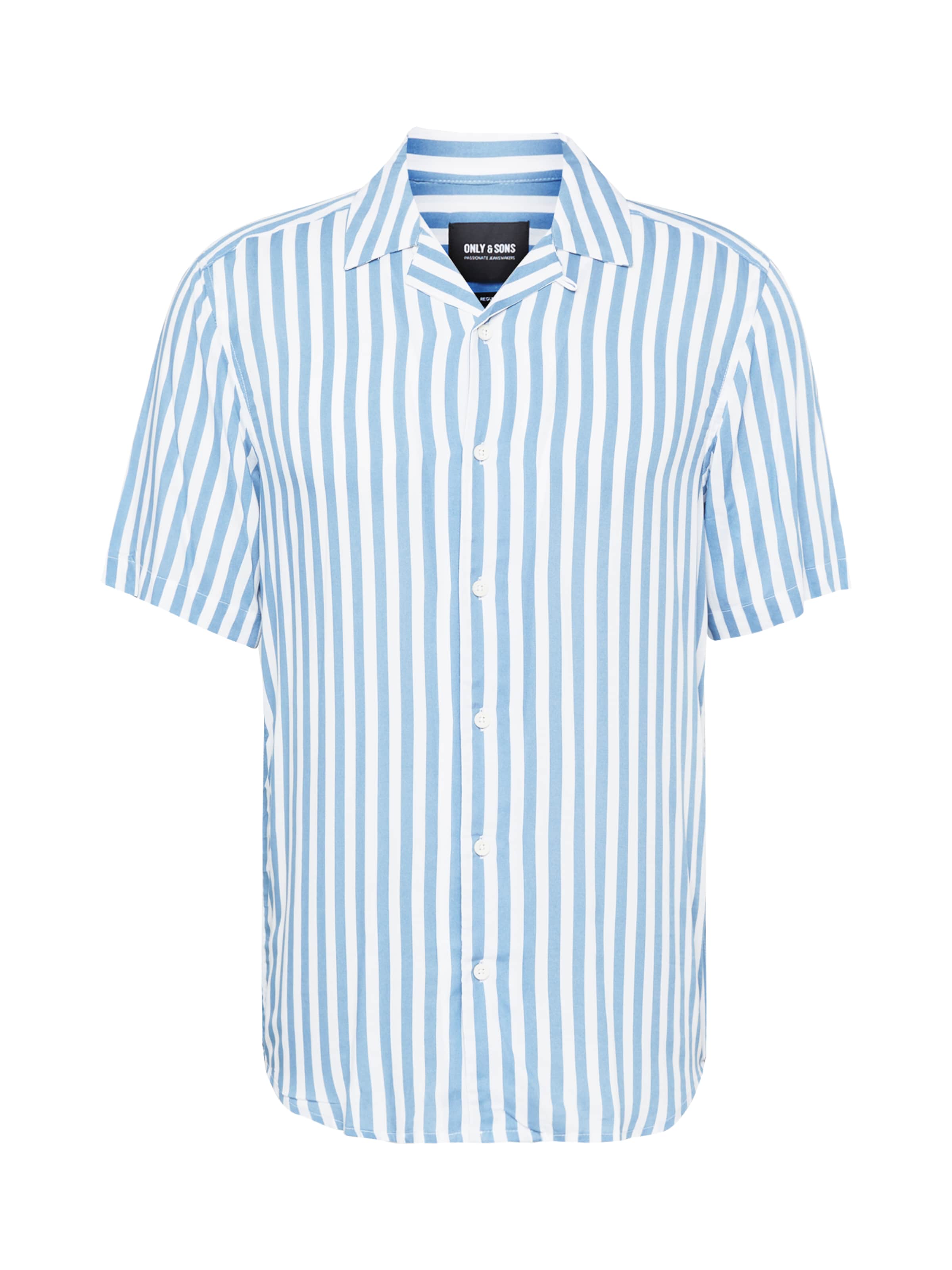 Fit confort Chemise &#x27;Wayne&#x27; Only &amp; Sons en bleu : devant