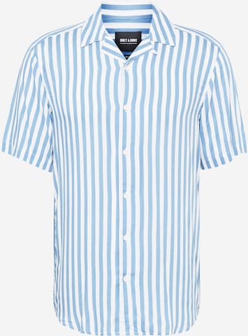 Comfort fit Camicia 'Wayne' di Only & Sons in blu: frontale