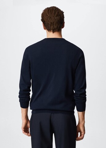 Pull-over 'Willy' MANGO MAN en bleu