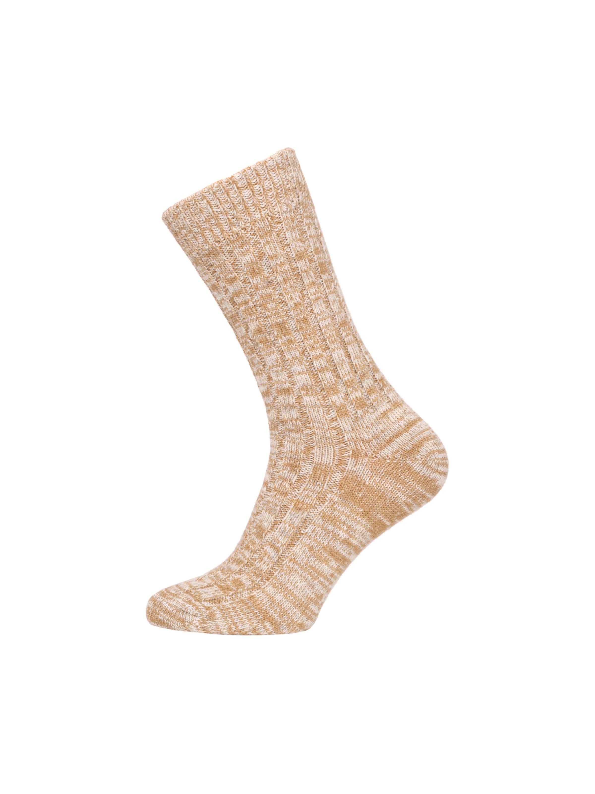 HomeOfSocks Socks 'HOS751' in Beige: front