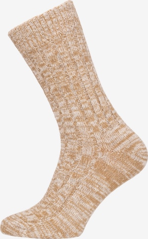 HomeOfSocks Socks 'HOS751' in Beige: front