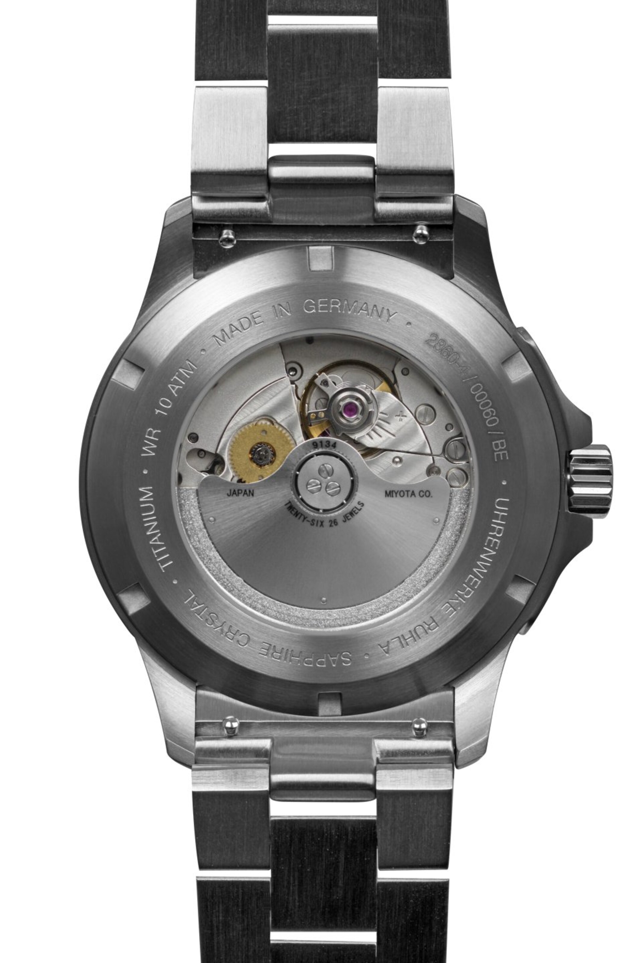 Bauhaus Analoguhr in Silber