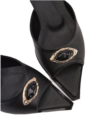 Mule 'Dania' Limoya en noir