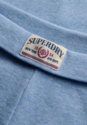 Superdry & Co Wide leg Broek 'Athletic Essentials' in Blauw