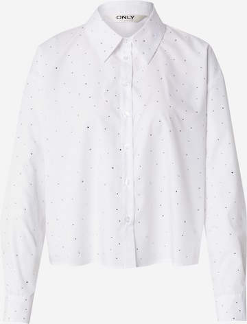 Camicia da donna di ONLY in bianco: frontale