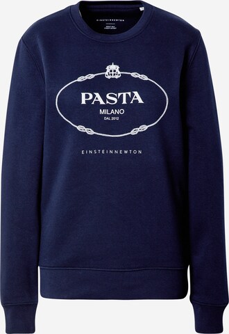 EINSTEIN & NEWTON Sweatshirt 'Pasta' in Blue: front