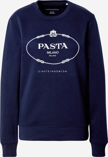EINSTEIN & NEWTON Sweat-shirt 'Pasta' en bleu marine / blanc, Vue avec produit