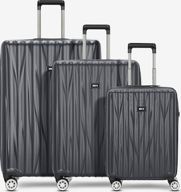 Bric's Suitcase Set 'Cervia' in Grey: front