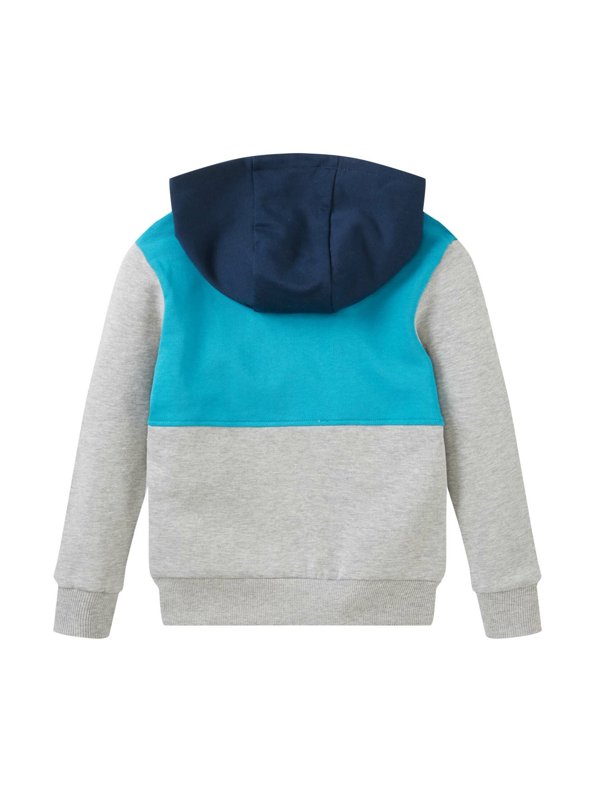 Kinder Kids (Gr. 92-140) TOM TAILOR Sweatshirt in Blau, Grau - YV94743 Kinder Kids (Gr. 92-140) TOM TAILOR Sweatshirt in Blau, Grau - YV94743