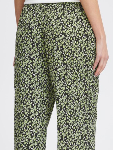 ICHI Regular Broek 'Aya' in Groen