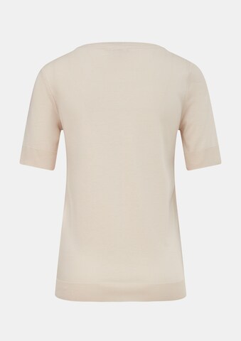 COMMA T-Shirt in Beige: zadná strana