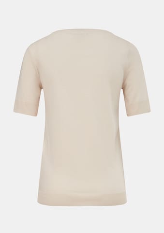 COMMA T-Shirt in Beige: zadná strana