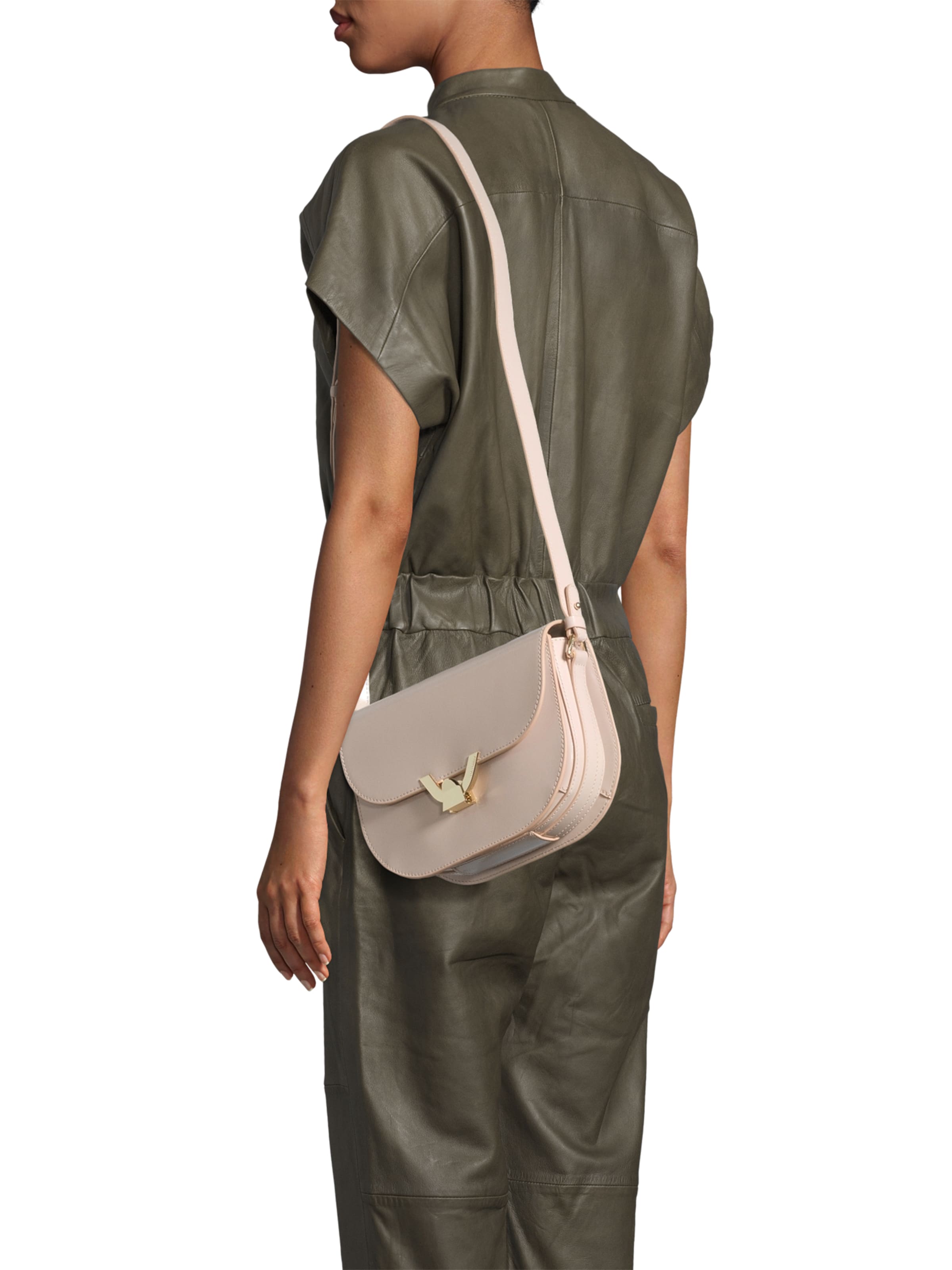 Coccinelle Crossbody Bag 'DEW' in Beige: front