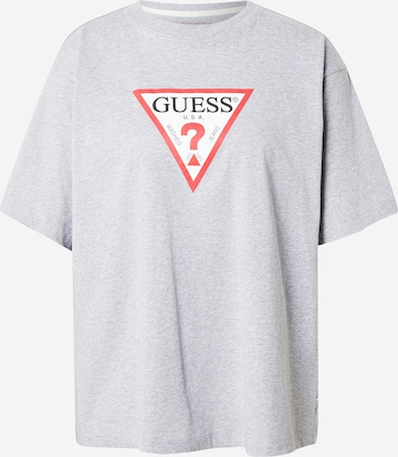 GUESS JEANS T-shirt 'ICONIC' i grå: framsida