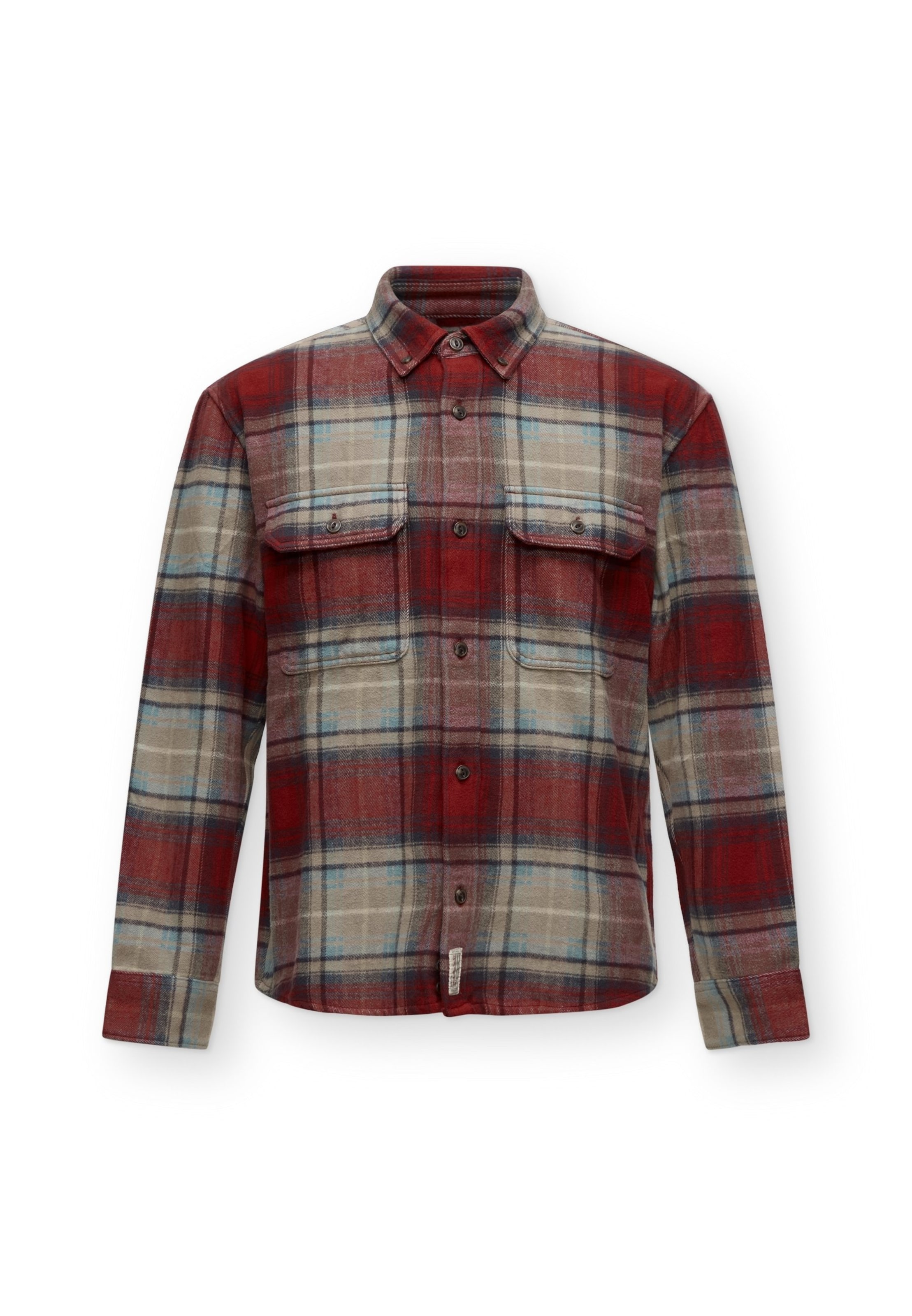 Regular fit Camicia di Abercrombie & Fitch in rosso: frontale