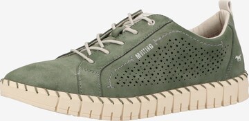 MUSTANG Sneakers laag in Groen: voorkant