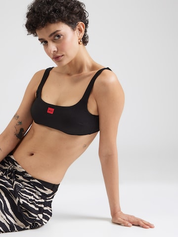 HUGO Bikini felső - fekete: elől