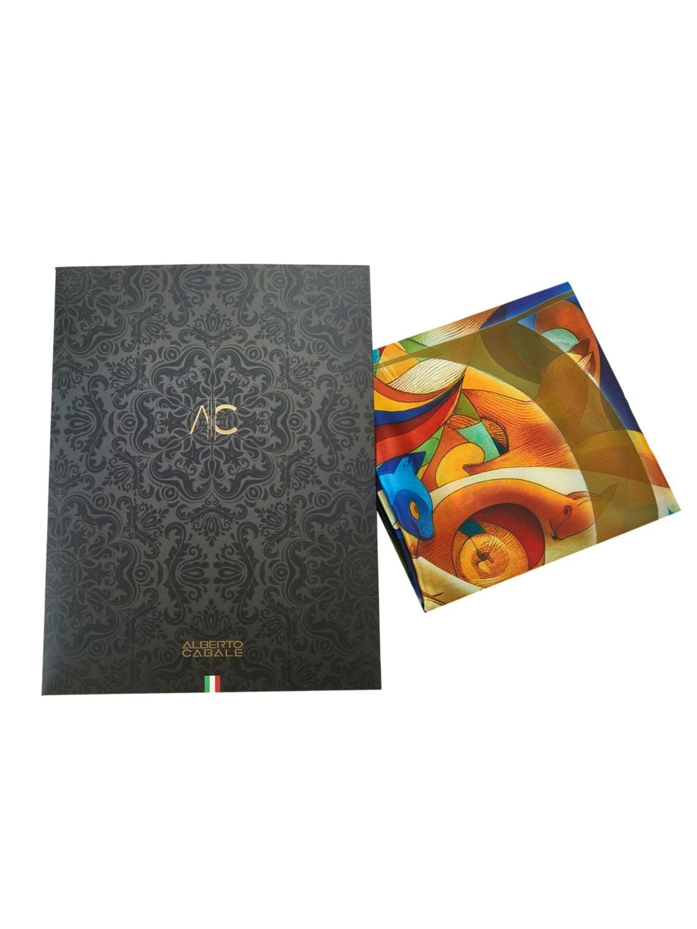 alberto cabale Scarf 'Dreaming Cléo' in Mixed colors