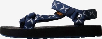 Chaussures ouvertes 'Sandale mit Klettverschluss K Original Universal' TEVA en bleu : devant