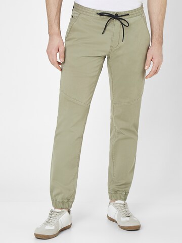 REDPOINT Regular Chino trousers in Brown: front