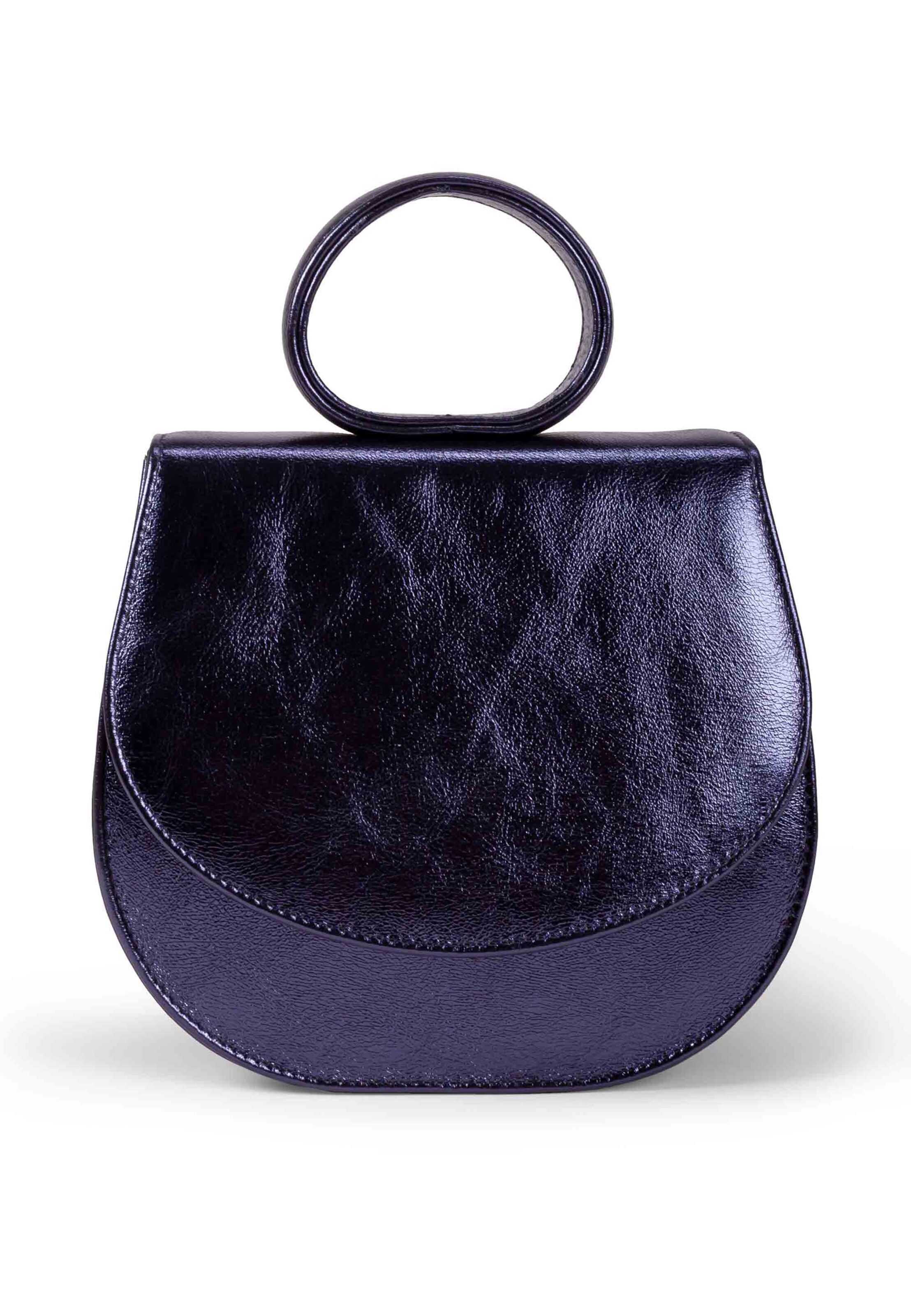 Gretchen Schultertasche 'Ebony Mini Loop Bag' in Blau: Vorderseite