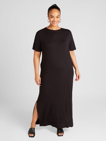 PIECES Curve Dress 'SOFIA' in Black: front