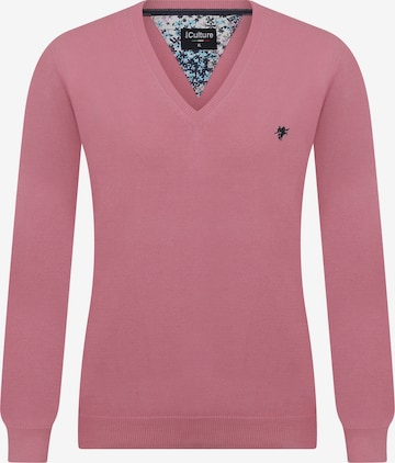 DENIM CULTURE - Pullover 'Moana' em rosa: frente