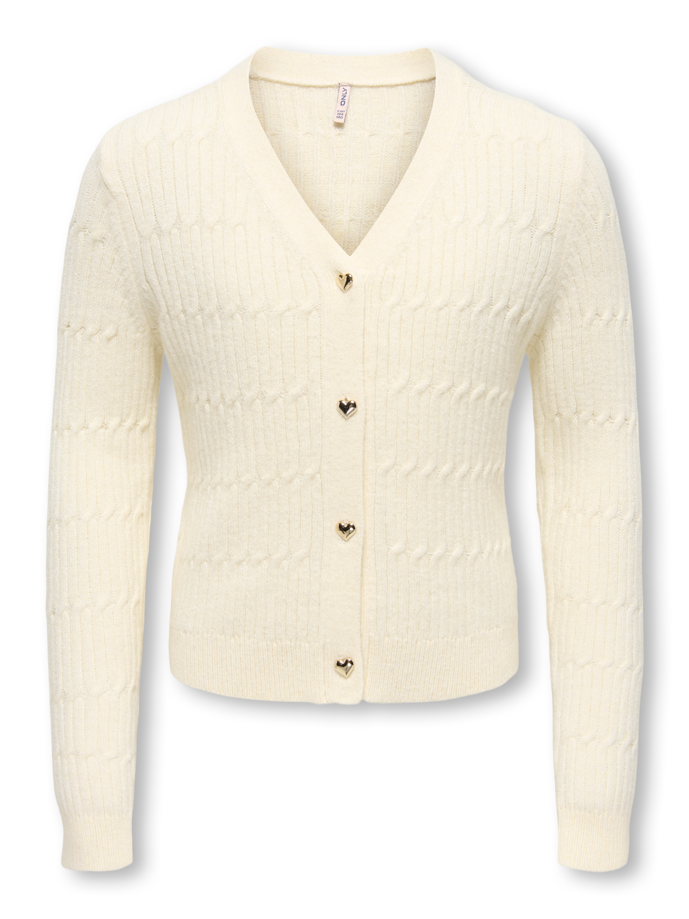 Cardigan 'KOGKATIA' ONLY GIRLS en beige : devant