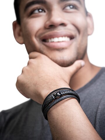 SERASAR Bracelet 'Flake' in Black