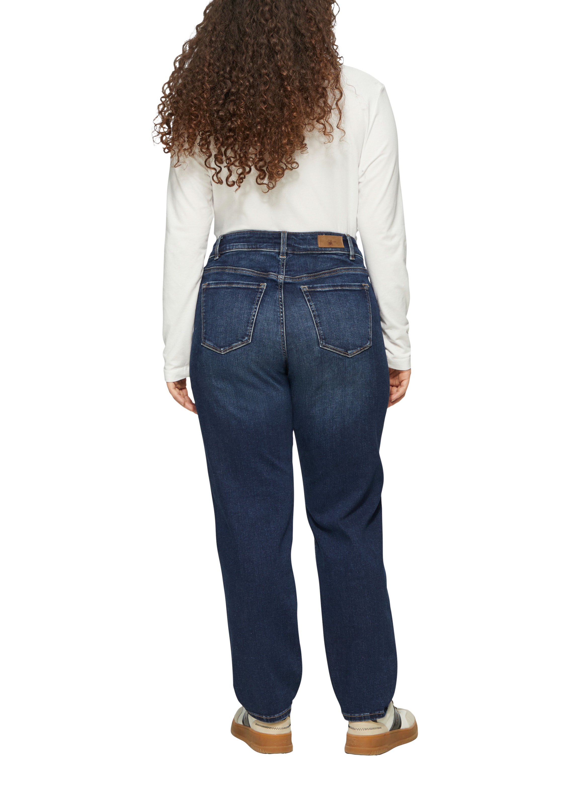 s.Oliver Red Label Plus Tapered Jeans in Blauw