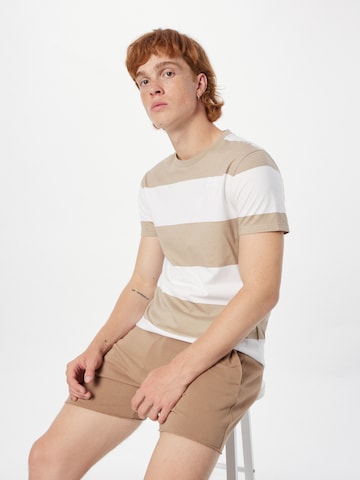 HOLLISTER Póló - barna: elől
