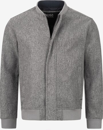 INDICODE JEANS Between-Season Jacket in Grey: front