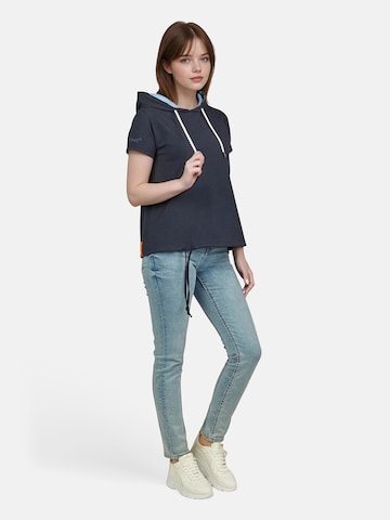 salzhaut Shirt 'Utflog' in Blau