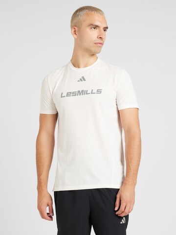 ADIDAS PERFORMANCE Sportshirt in Weiß: Vorderseite