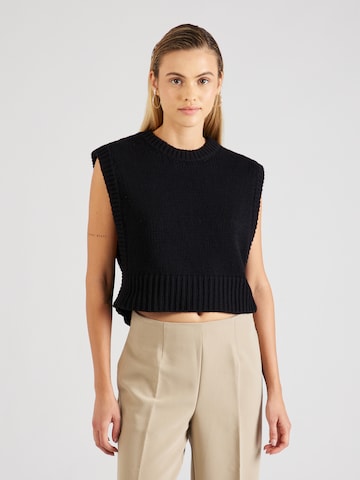 MSCH COPENHAGEN Sweater 'Leatrice Peony' in Black: front