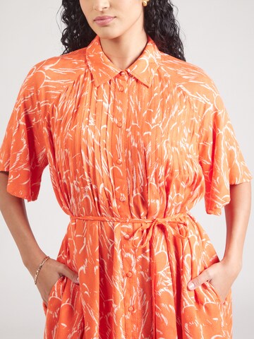 Rochie tip bluză de la YAS pe portocaliu