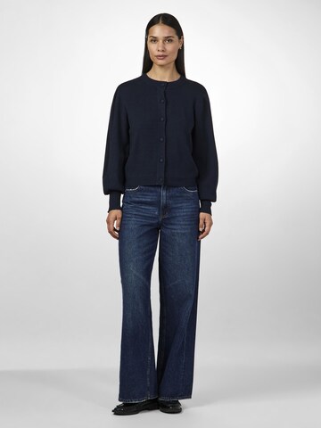 YAS Gebreid vest 'YASFonny' in Blauw