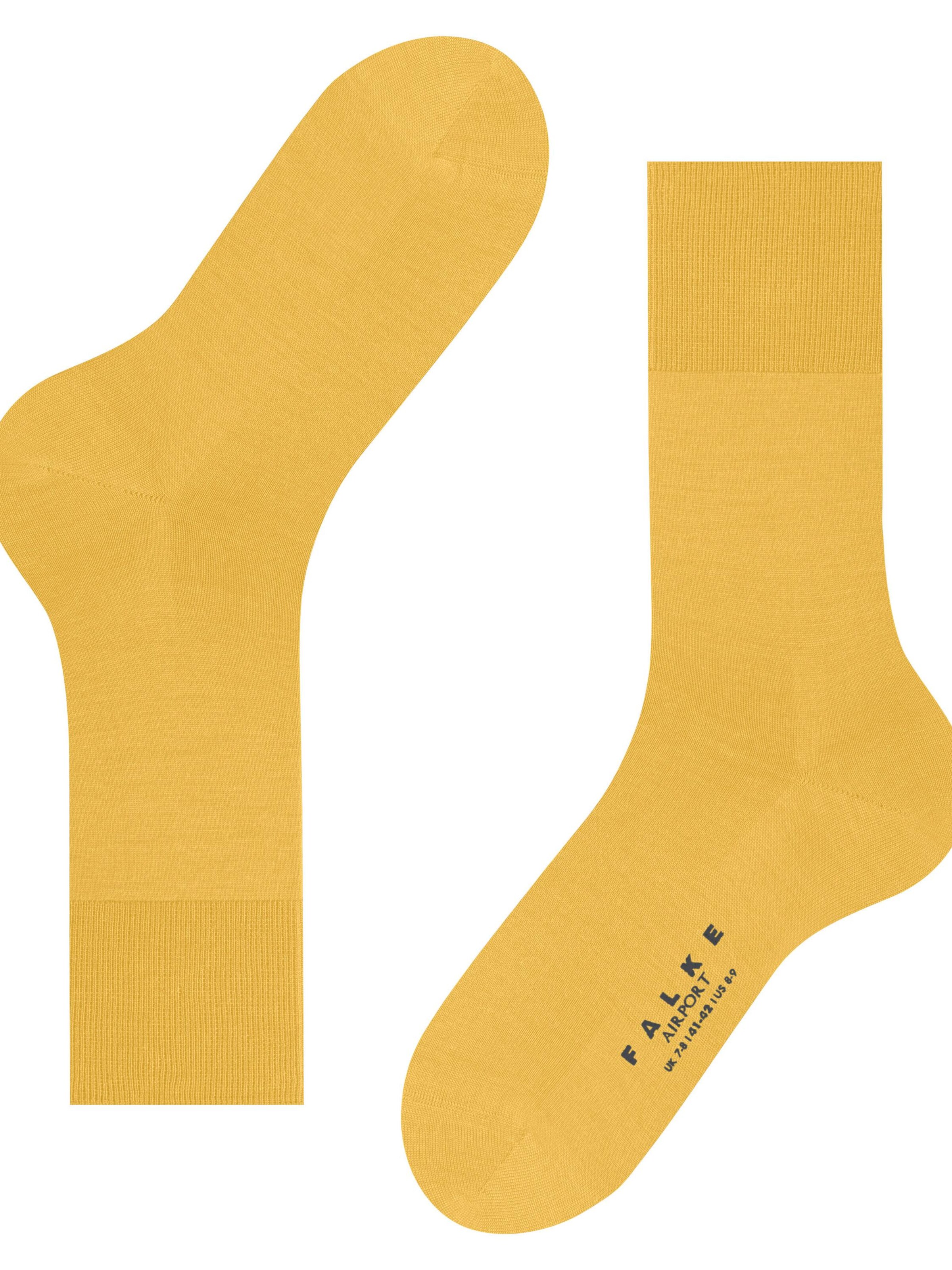 FALKE Socks 'Airport' in Yellow