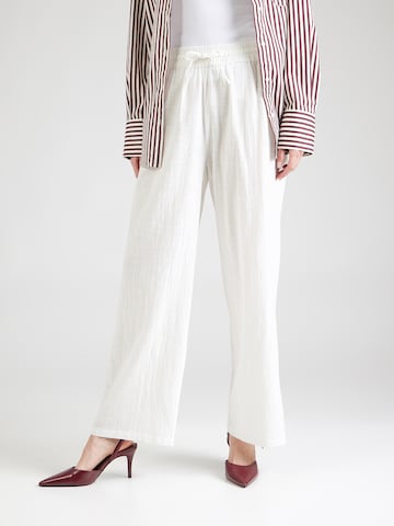 Wide Leg Pantalon 'ONLTIZANA' ONLY en blanc : devant