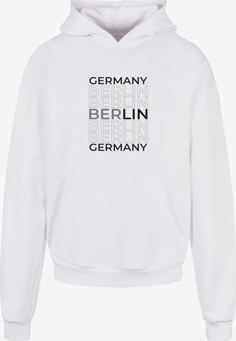 Merchcode Sweatshirt 'Berlin' in Weiß: predná strana