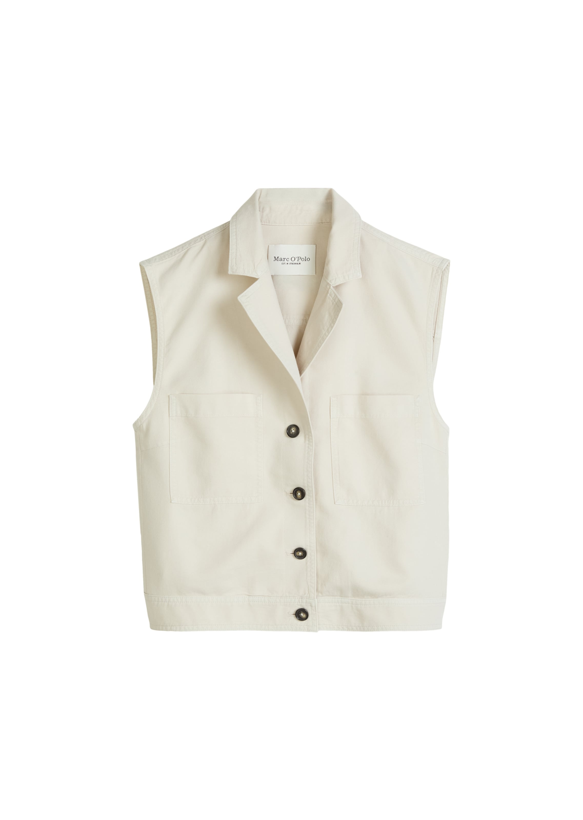 Marc O'Polo Vest in Grey: front