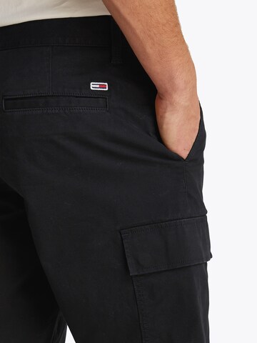 Regular Pantalon cargo 'SCANTON' Tommy Jeans en noir