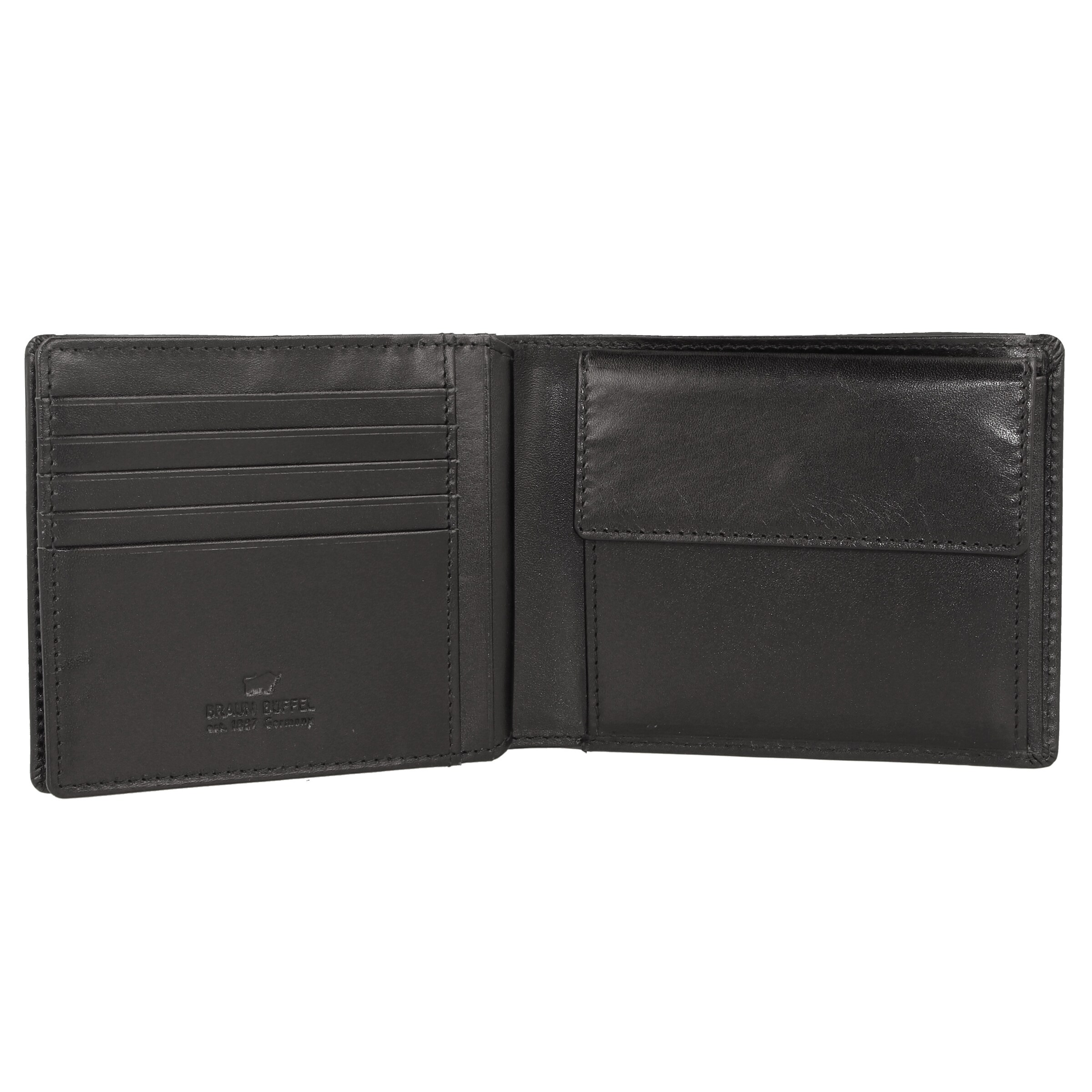 Braun Büffel Wallet 'Arezzo ' in Black