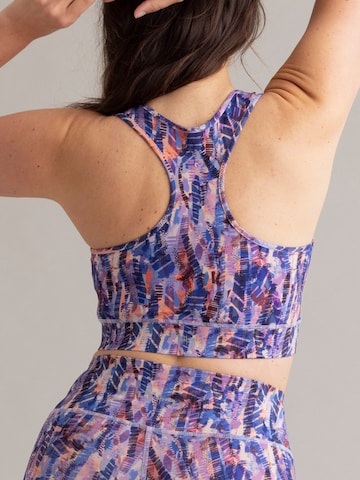 Bustino Reggiseno sportivo 'Racerback' di Hey Honey in lilla
