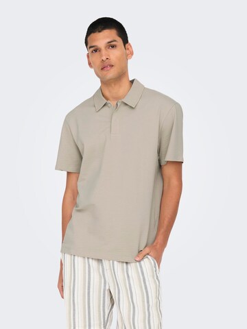 Only & Sons Shirt 'ONSKian' in Grey: front