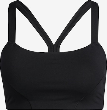 ADIDAS SPORTSWEAR Bustier Sport-BH in Schwarz: predná strana