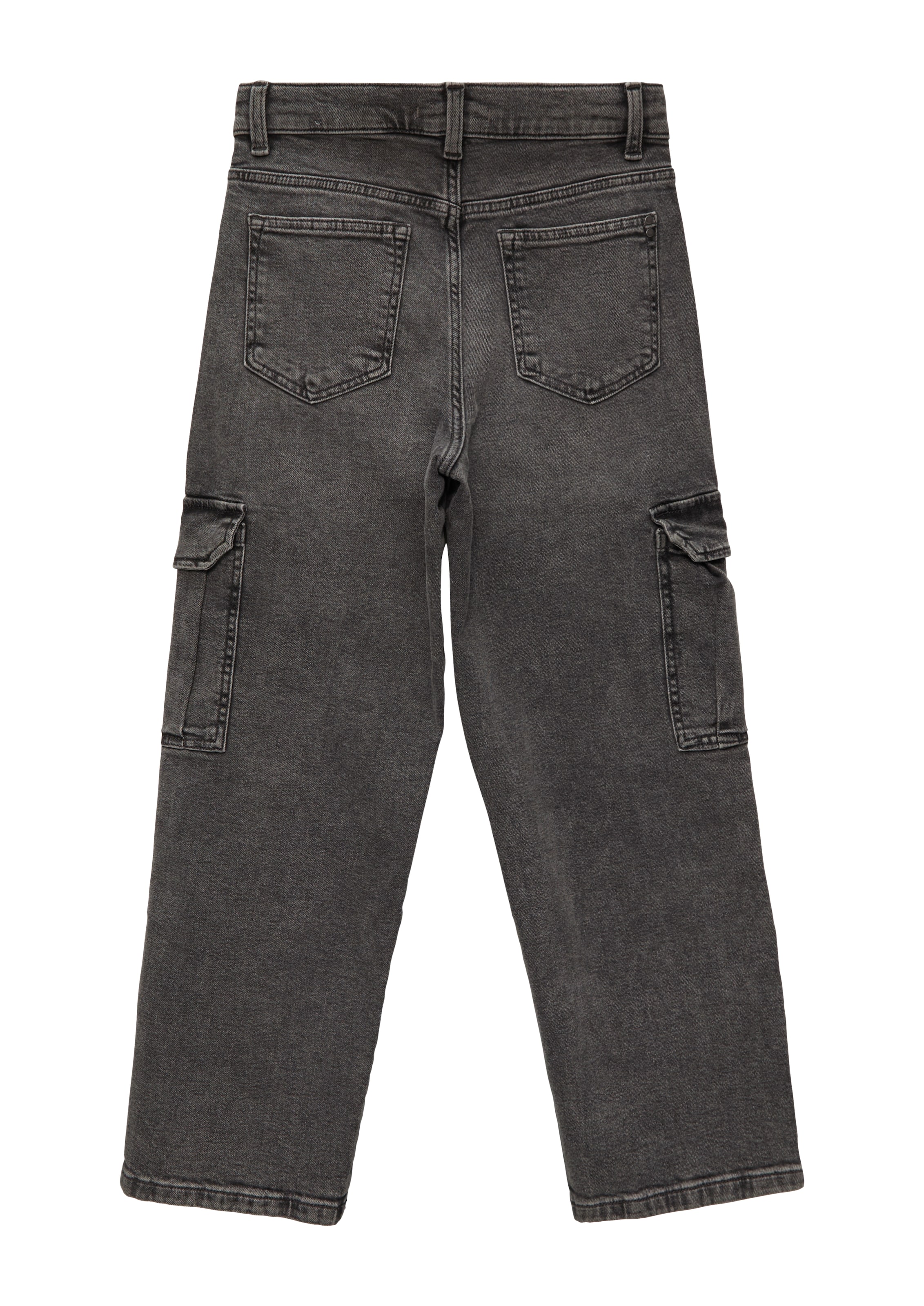 s.Oliver Wide Leg Jeans in Schwarz