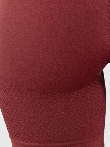 Coupe slim Pantalon de sport Smilodox en rouge
