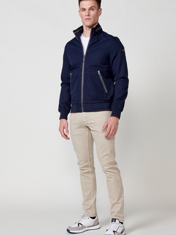 KOROSHI Between-season jacket in Blue